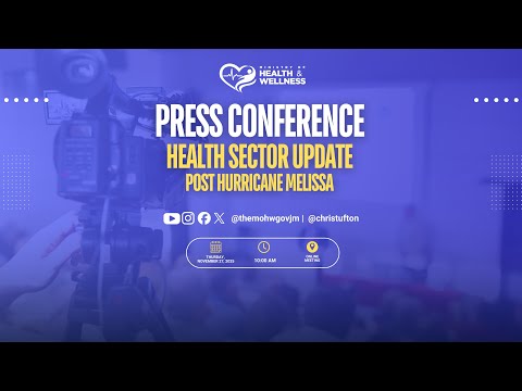 MOHW Press Conference - Post Hurricane Melissa || November 27, 2025
