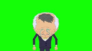 Mr. Boss "they're really gone, my boys! Smiling Friends is over!" Smiling Friends green screen