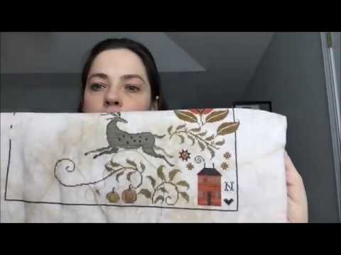 Nicole's Needlework: Flosstube/Episode 51 - Stitching and Knitting