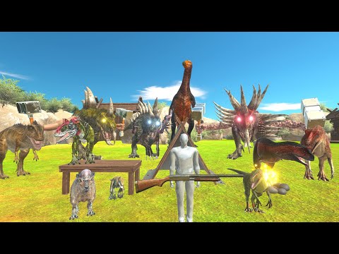 Jurassic World Evolution Camping 57 - FPS Avatar with all weapons Hunting Found Mutant T-Rex ARBS