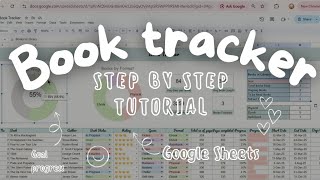 How I Track My Reading in Google Sheets | Beginner Friendly Book Tracker | Step by Step tutorial 