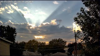 Time Lapse Sunset October 15, 2025