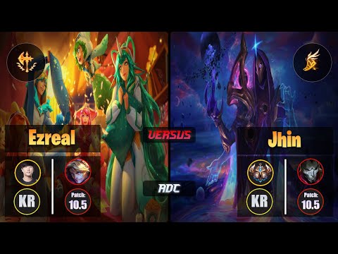 Ruler EZREAL (ADC) [Conqueror] VS JHIN - Challenger KR Patch 10.5