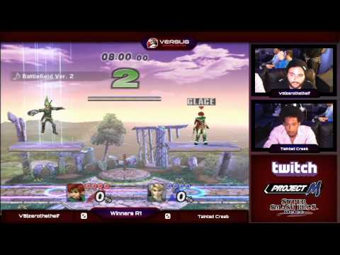 VS Weekly 11/27/14 - Winners R1 - VS | zerothetheif (Peach/Roy) vs Tainted Creeb (Link) - Project M