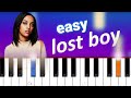 Ruth B - Lost Boy | 100% EASY PIANO TUTORIAL