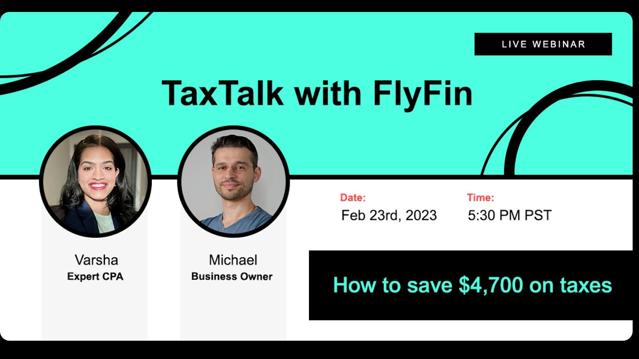 Save $4,700 more on taxes | TaxTalk with FlyFin
