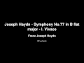 Franz Joseph Haydn - Joseph Haydn - Symphony No.77 in B flat major - I. Vivace
