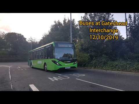 Buses at Gateshead - 12/10/2019