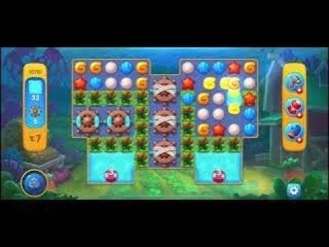 Fishdom 🐟 🦀 🐠 Level 10761💣💣⚡🔥🐟 🦀 🐠