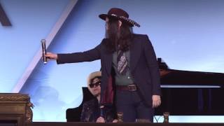 NMPA 2017: Yoko Ono and Sean Lennon accept the Centennial Song Award for &quot;Imagine&quot;