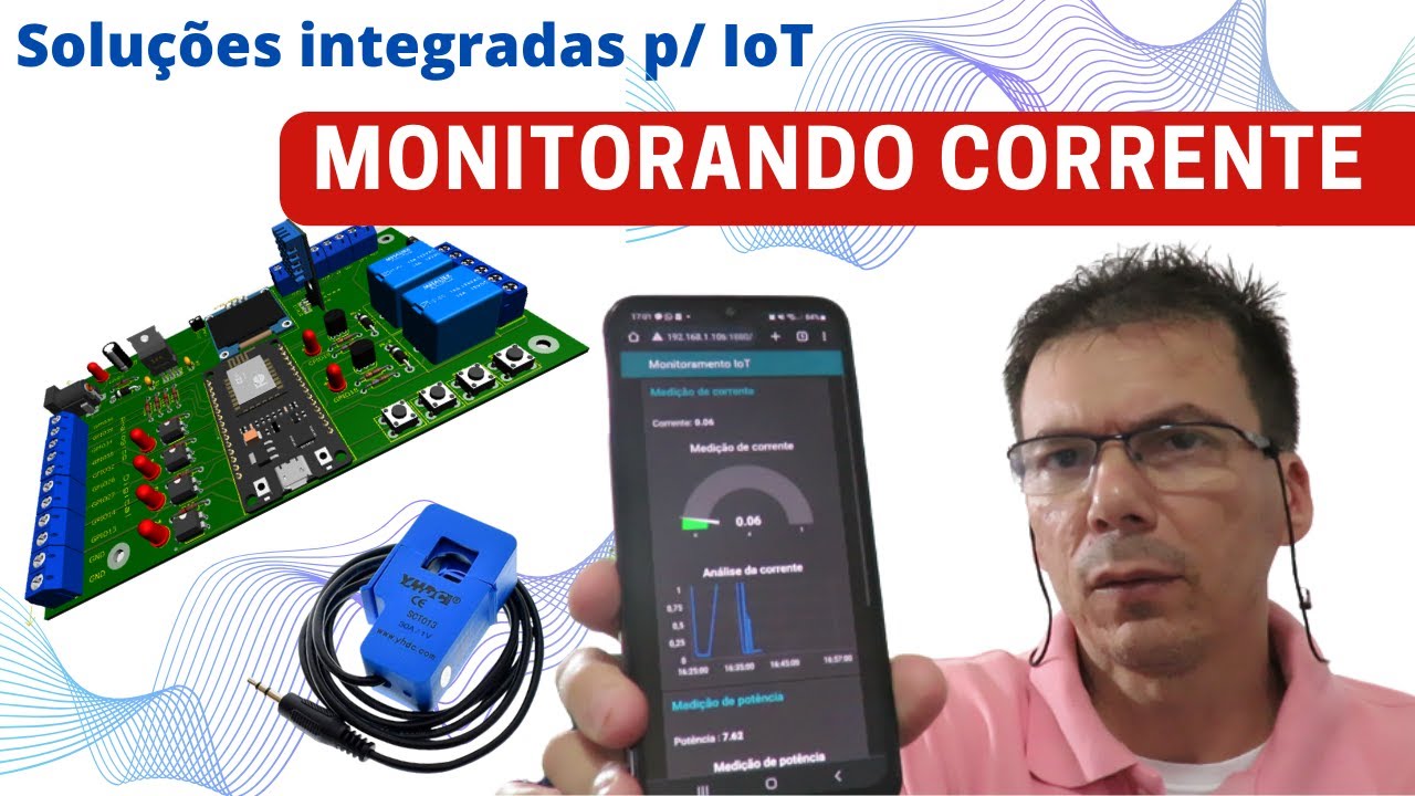 Current and Power Monitoring with ESP32, MQTT and Node-RED - Application for IoT