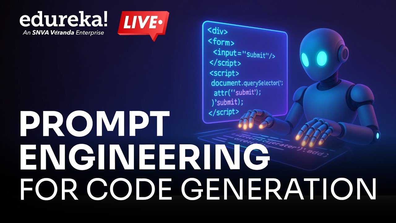 Prompt Engineering For Code Generation | How to use ChatGPT for Code Generation | Edureka Live