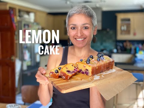 LEMON CAKE | Blueberry and lemon cake | Loaf cake | Lemon Drizzle cake | Food with Chetna