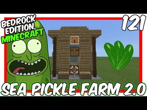 Micro Sea Pickle Farm v2.0 Bedrock Edition Minecraft Project