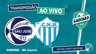 JOGO COMPLETO: SÃO JOSÉ 1x2 NOVO HAMBURGO | TROFÉU FARROUPILHA | GAUCHÃO | 22/02/2026