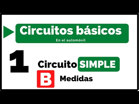 Medida de magnitudes eléctricas en un circuito simple del automóvil