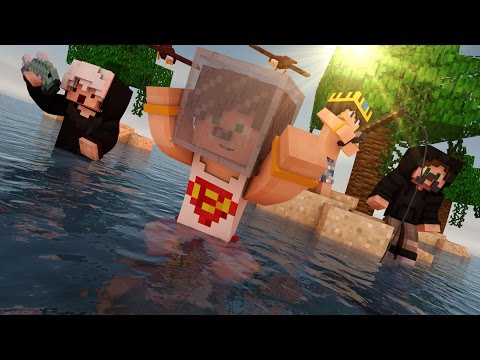 WE'RE GOING DOWN TO THE SINKING SHIP - Minecraft Underwater Survival #4