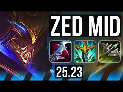 ZED vs SYNDRA (MID) | Quadra, Legendary | EUW Master | 25.23