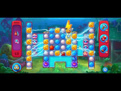 Fishdom Hard level 10635 no boosters フィッシュダム ハード