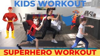 Kids Workout At Home | Superhero Workout For Kids