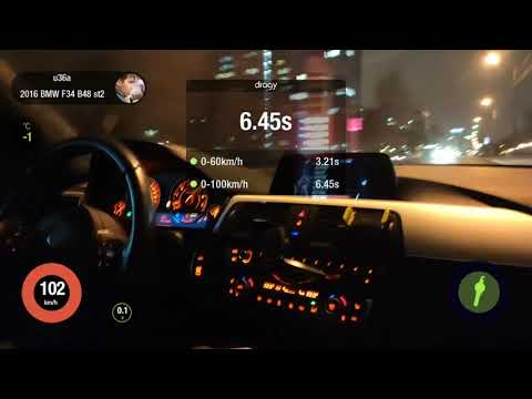 BMW 420i rebuild racelogic test