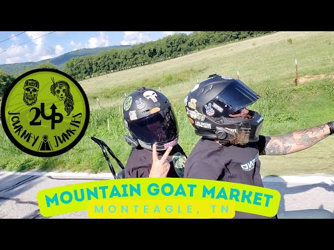 Motorcycle journey to Mountain Goat Market, Monteagle TN #2up