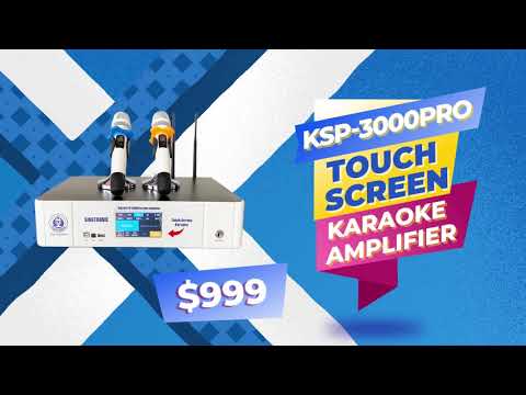 Singtronic KSP-3000Pro-G Professional Digital 3000W Karaoke Amplifier Free: 2 Mics. image 6