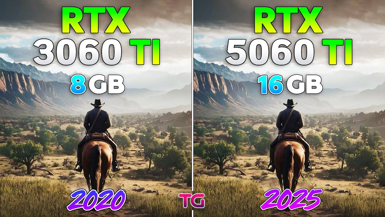 RTX 3060 Ti vs RTX 5060 Ti - Test in 10 Games