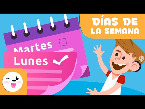 Los días de la semana para niños - ¿Cuáles son los días de la semana? - Lunes, martes, miércoles...