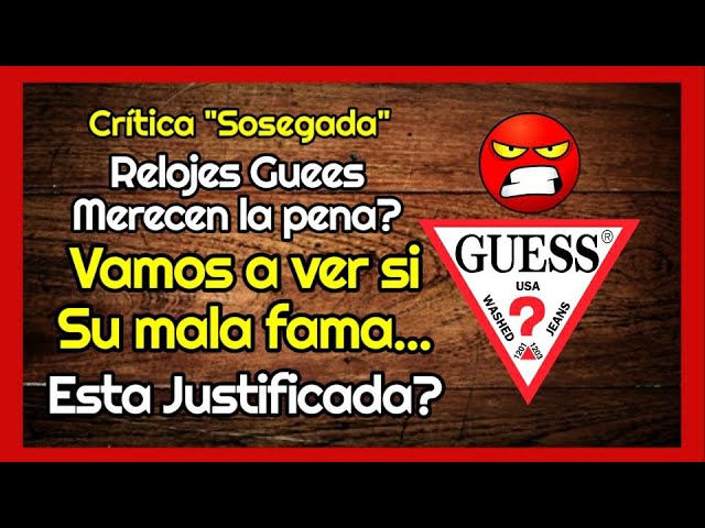 Vídeo relacionado con Analógico Modelo Reloj Connoisseur GW0265G6. Marca Guess