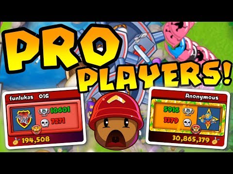 INSANELY CLOSE Battles Against PRO PLAYERS! (Bloons TD Battles)
