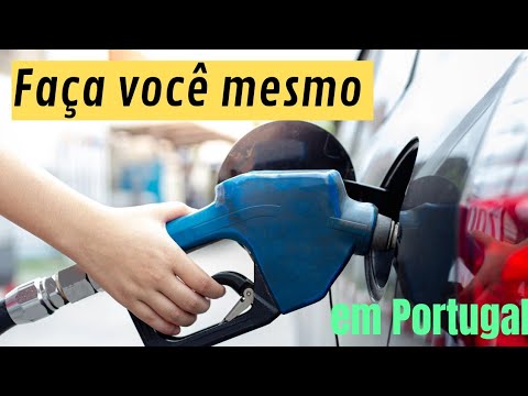 Abastecendo o carro em Viseu @fui pra Portugal