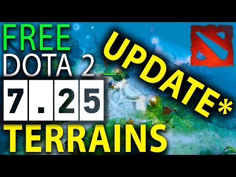 *NEW MAPS* All Dota 2 TERRAINS FOR FREE!!?? Works on the latest UPDATE 7.23