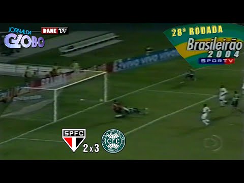 Brasileirão 2004 - São Paulo 2x3 Coritiba