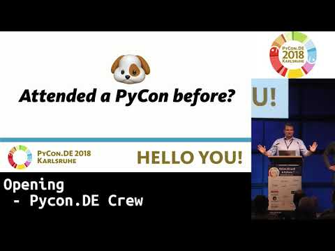 PyCon.DE 2018: Opening - PyCon Crew