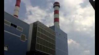 preview picture of video 'Shatura CCGT-400 First Fire 2010.avi'