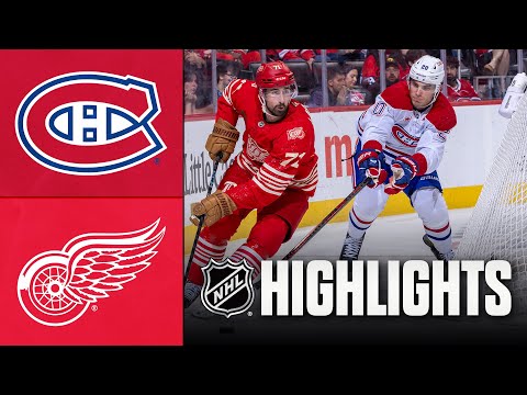 NHL Highlights | Canadiens vs. Red Wings | October 09, 2025