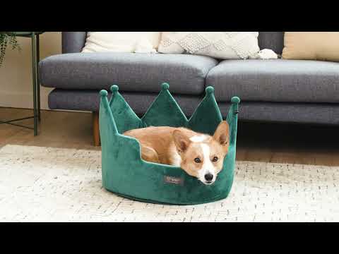Nandog Crown Bed Prive Collection - Jade Green