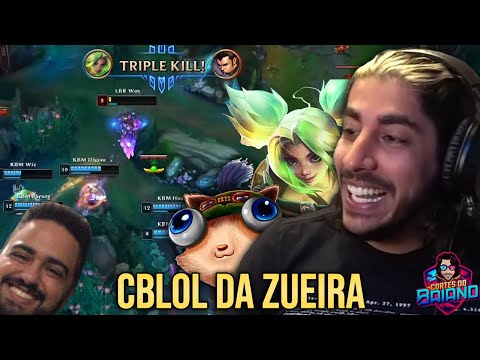 BAIANO REAGINDO AO BRONZIOCRE: CBLOL DA ZUEIRA RODADA 5 | React