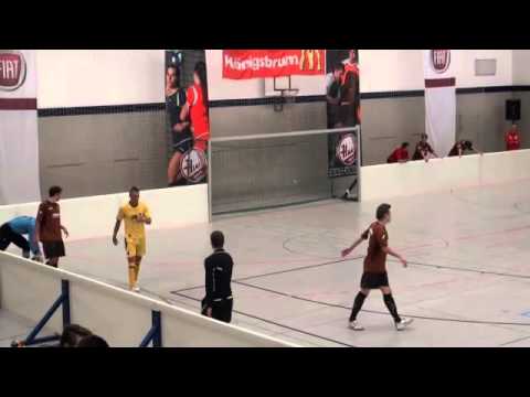 1. Halbfinale des R+V Indoorcup 2011 TSV Aindling vs. FC Aug