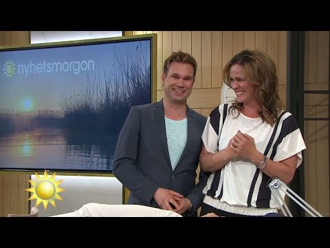 Här får Nyhetsmorgons programledare skrattattack när de ska prata om sex