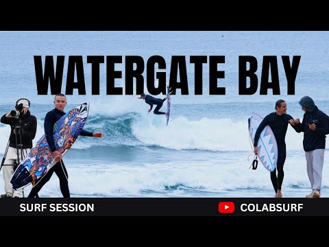 Watergate Bay Surf Session | Surfing Cornwall when it's small and Clean