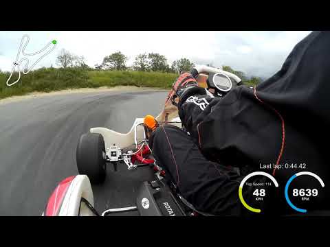 Rotax DD2 practice run - Midtjysk Karting Bane