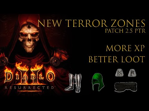 Terrific Terror is Terraforming - D2R PTR - Terror Zones Diablo 2 Resurrected New Patch 2.5