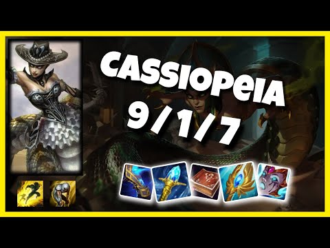Cassiopeia vs Jinx BR Challenger BOT (9/1/7) - v11.5