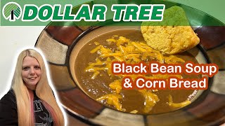Dollar Tree Bean Soup & Cornbread