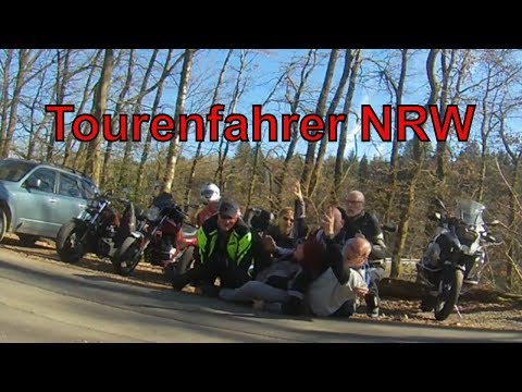Tourenfahrer NRW unterwegs im Bergischen Land Motovlog Yamaha FZS 600 Fazer