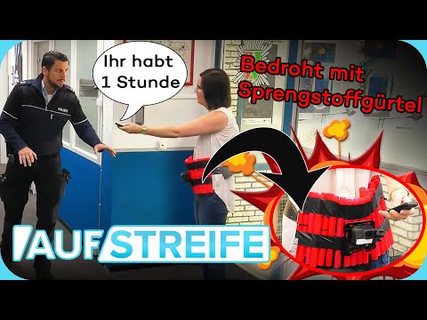 Countdown läuft: Polizisten werden über Frau mit SPRENGSTOFFGÜRTEL bedroht! 💣 | Auf Streife | SAT.1