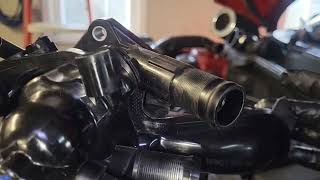 2015 Mini Cooper Countryman S thermostat housing replacement t