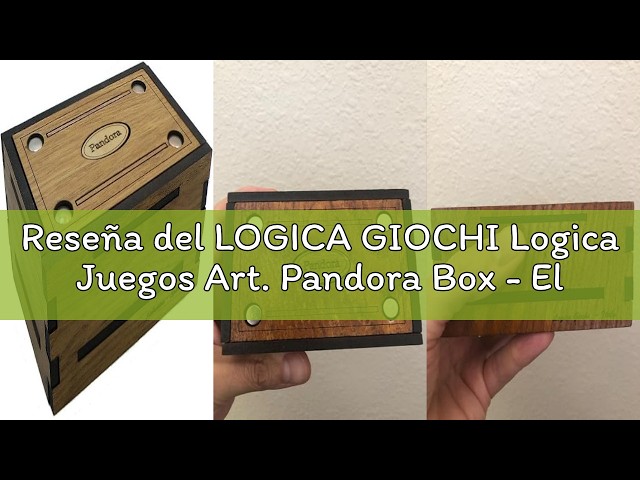 Vídeo relacionado con Logica Juegos Art. Vega - Cofre Secreto - Rompecabezas de Madera - Dificultad 6/6 Experto - Serie Star Adventures